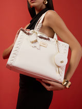 Brackley 35 Box Small Handbag White