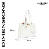 Brackley 35 Box Small Handbag White