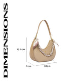Worcester 30 Hobo Small Handbag Beige