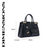 Southall 33 Large Handbag Black