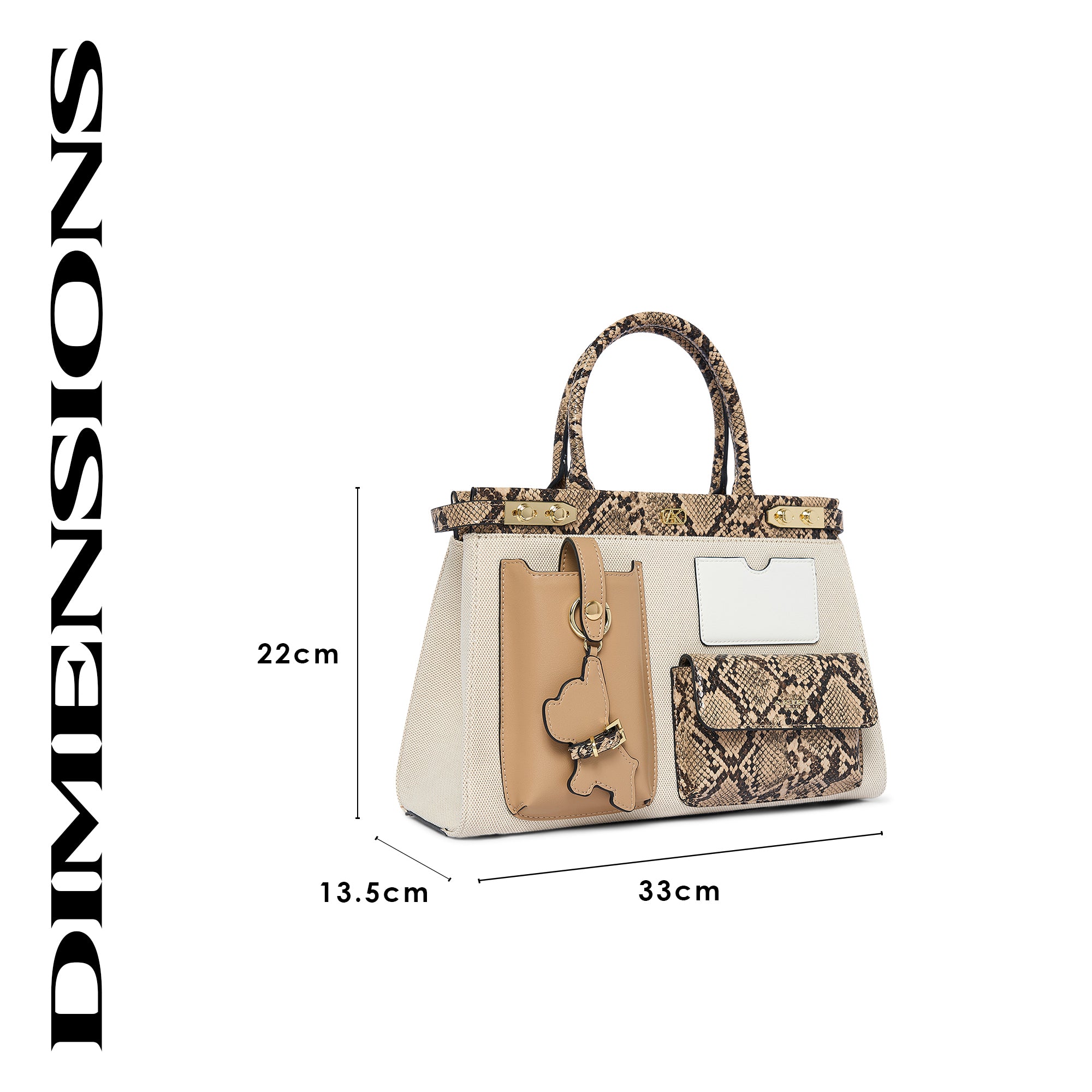 Southall 33 Large Handbag Beige