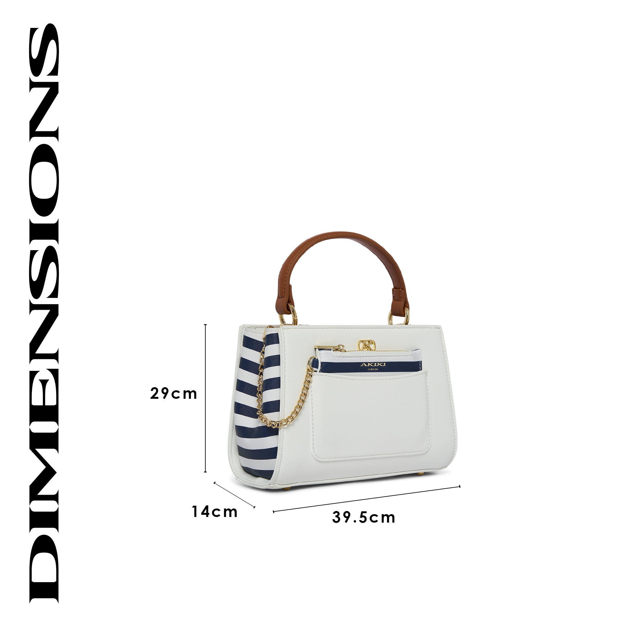 Croydon 3 Compartments 20 Small Handbag Nautical