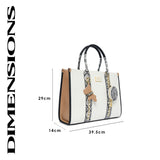 Hounslow 39 Box Large Handbag White