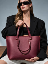 Harlow Handbag  Tote Large Shoulder Carry_red