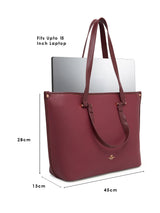 Harlow Handbag  Tote Large Shoulder Carry_red
