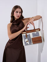 Southall Large Satchel Bag Nautical
