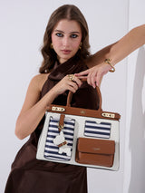 Southall Large Satchel Bag Nautical