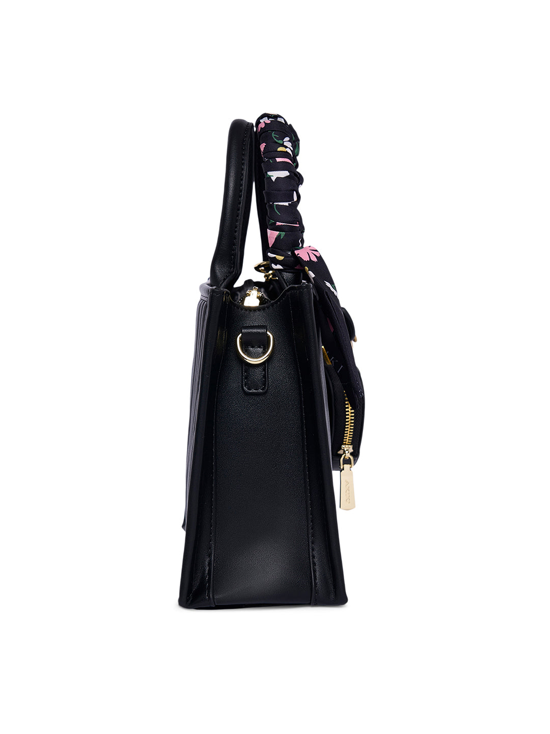 Heartley Medium Satchel Bag Black