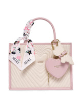Heartley Medium Satchel Bag Beige