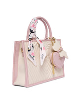 Heartley Medium Satchel Bag Beige