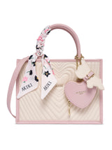 Heartley Medium Satchel Bag Beige