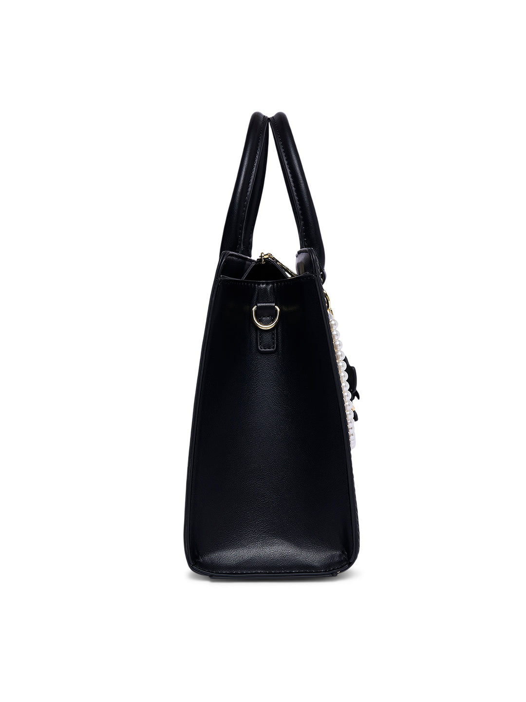 Jacqley Large Satchel Bag Black