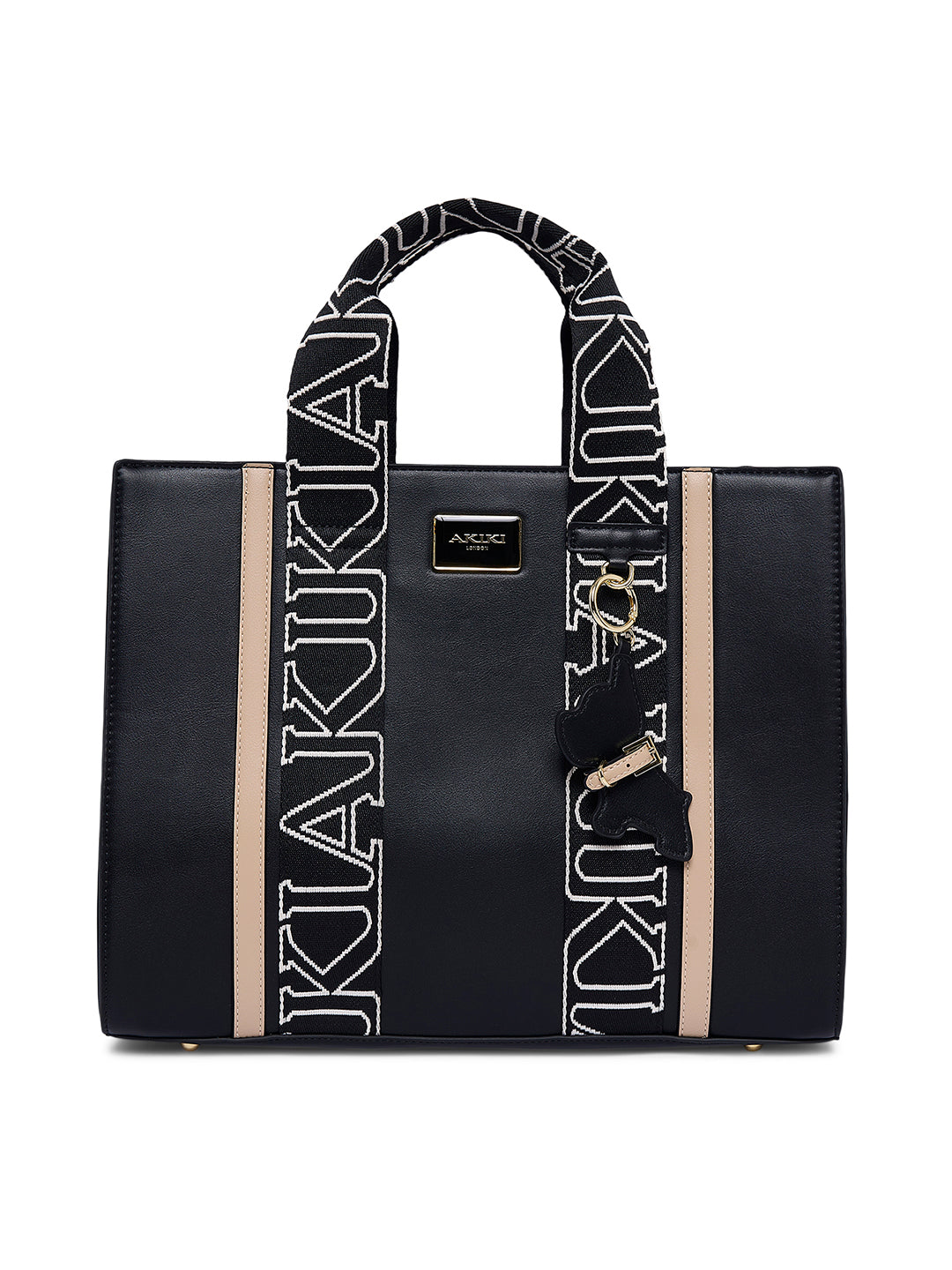 Wembley Large Satchel Bag Black