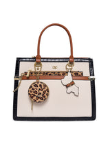 Beverley Large Satchel Bag Beige