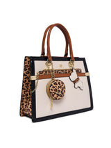 Beverley Large Satchel Bag Beige