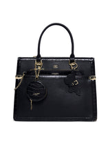 Beverley Large Satchel Bag Black