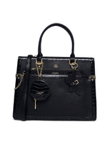 Beverley Large Satchel Bag Black