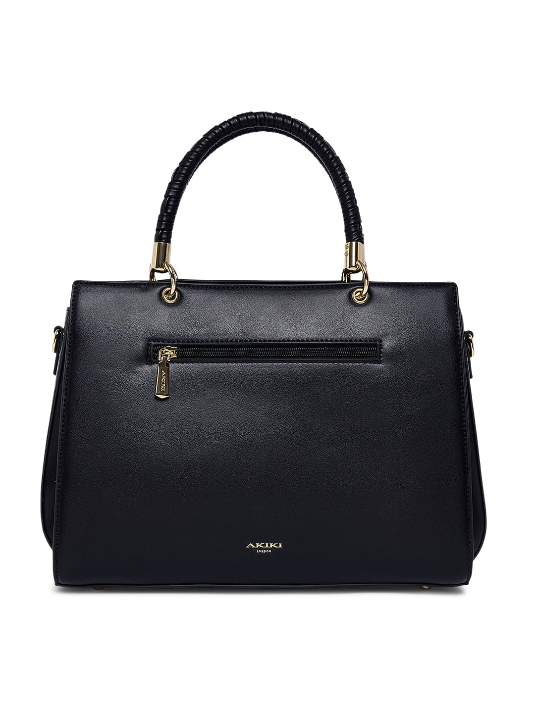 Hambledon Medium Satchel Bag Black