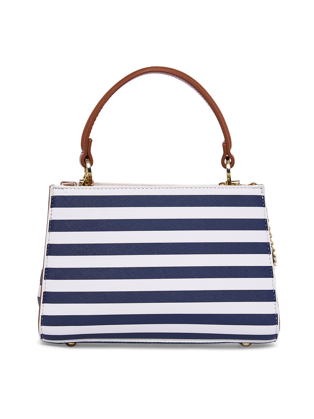 Croydon 3C Small Satchel Bag Nautical/Tan