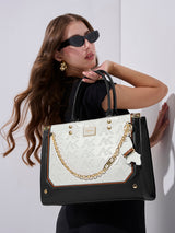 Wimbeldon Large Tote Bag White