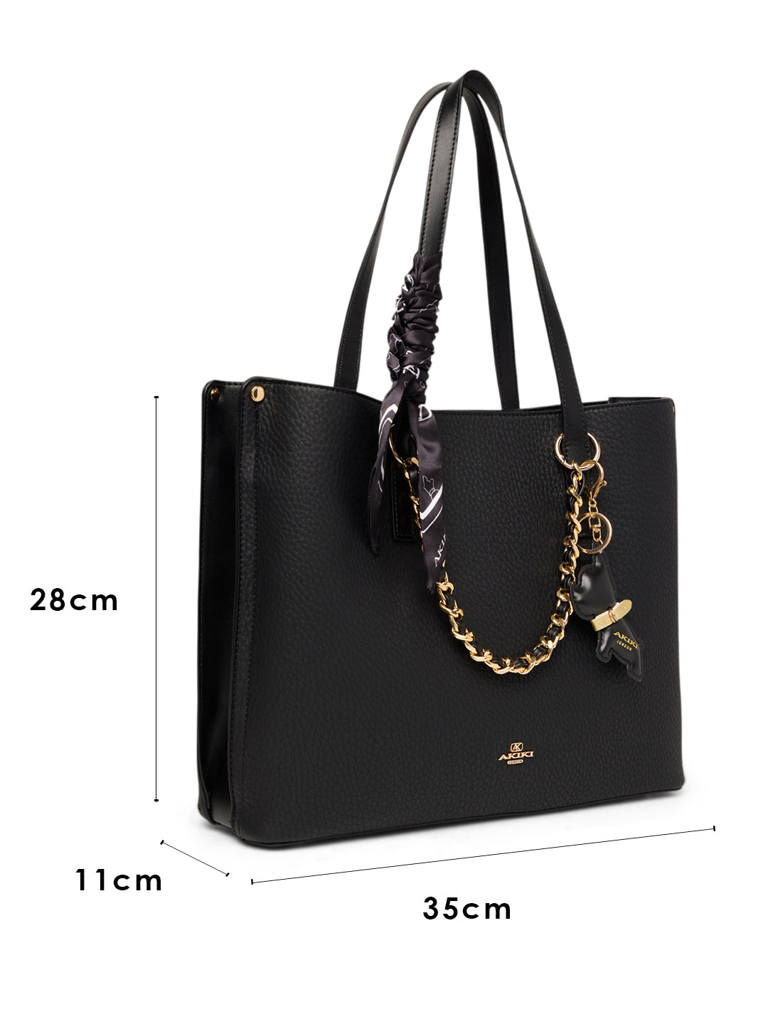 Dover Handbag For Totelargeshoulder Carry Black