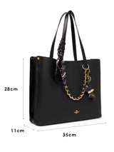 Dover Handbag For Totelargeshoulder Carry Black