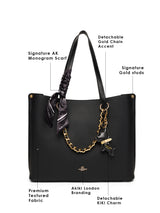 Dover Handbag For Totelargeshoulder Carry Black