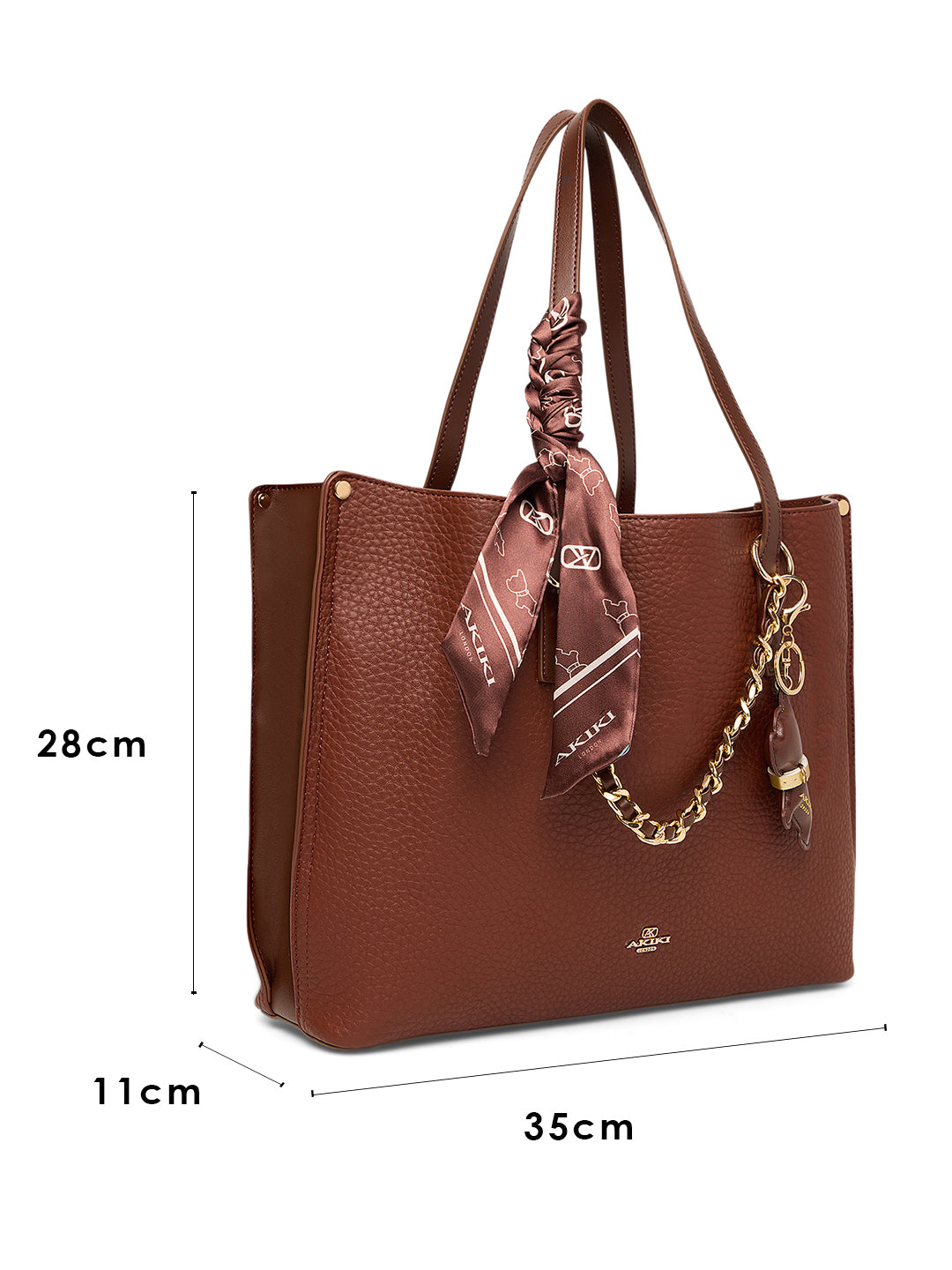 Dover Handbag For Totelargeshoulder Carry Brown