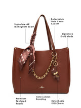 Dover Handbag For Totelargeshoulder Carry Brown