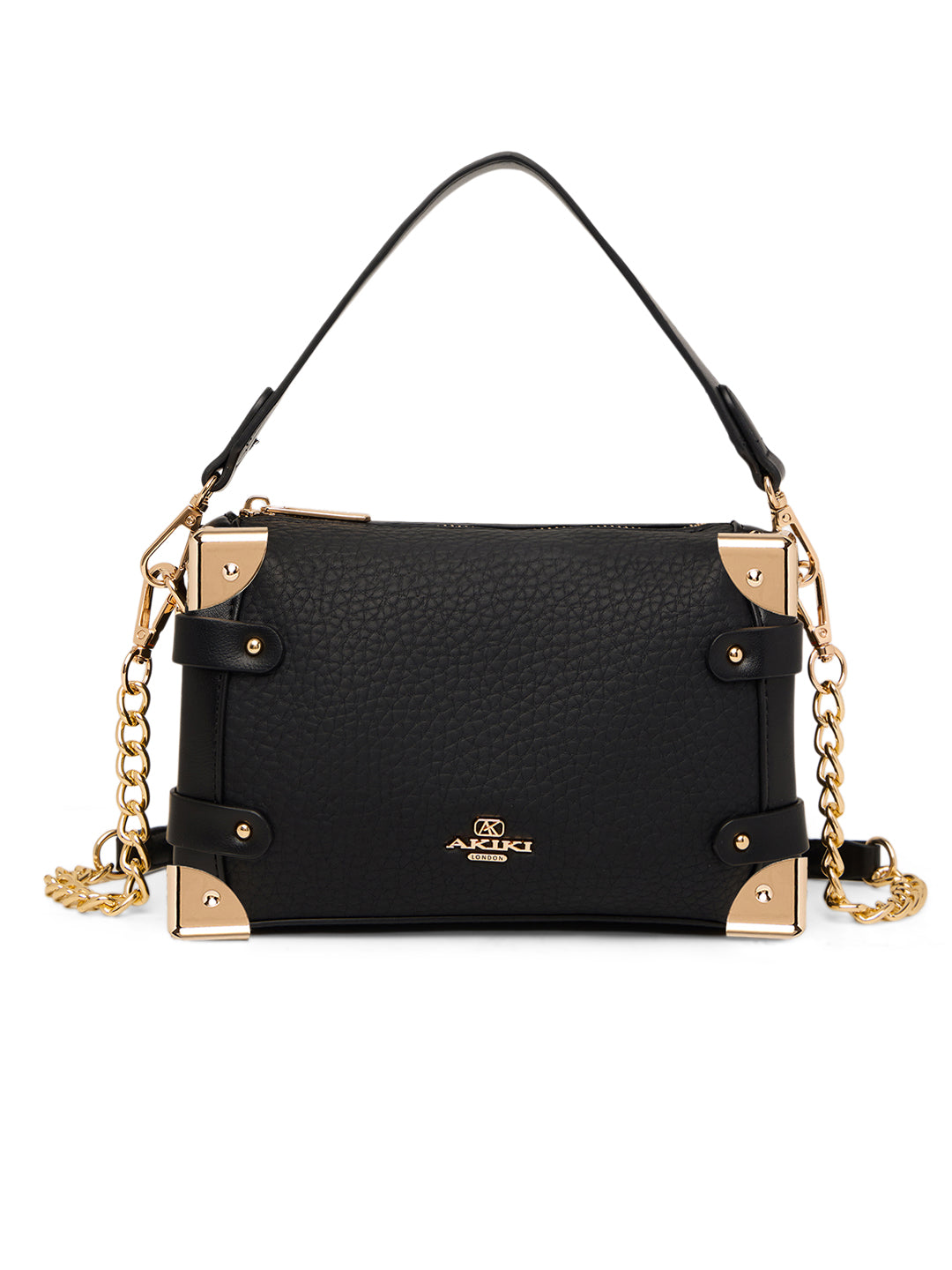 Maldon Small Black Trunk Bag