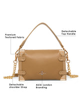 Maldon Small Beige Trunk Bag