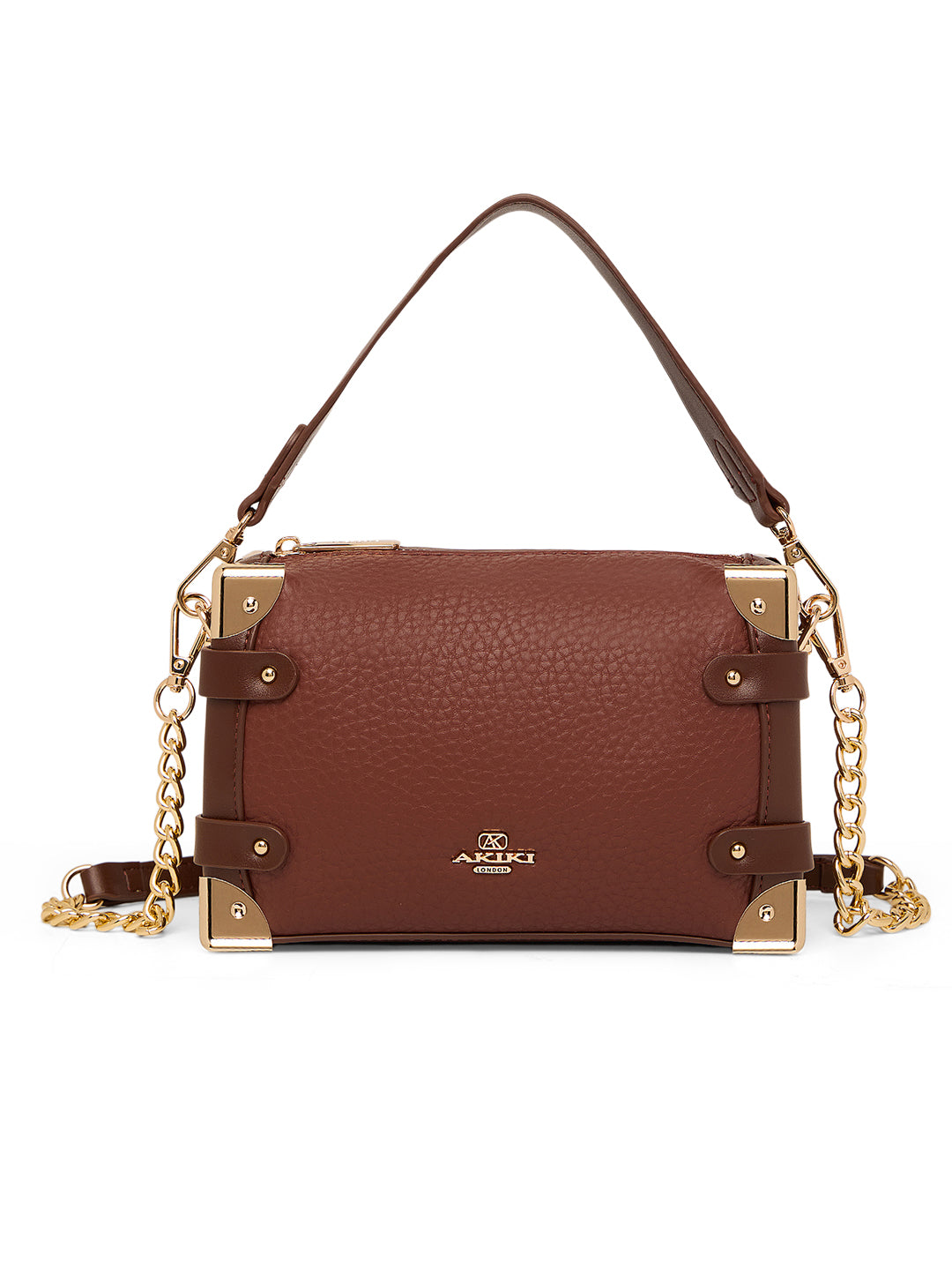 Maldon Small Brown Trunk Bag