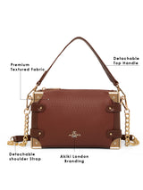 Maldon Small Brown Trunk Bag