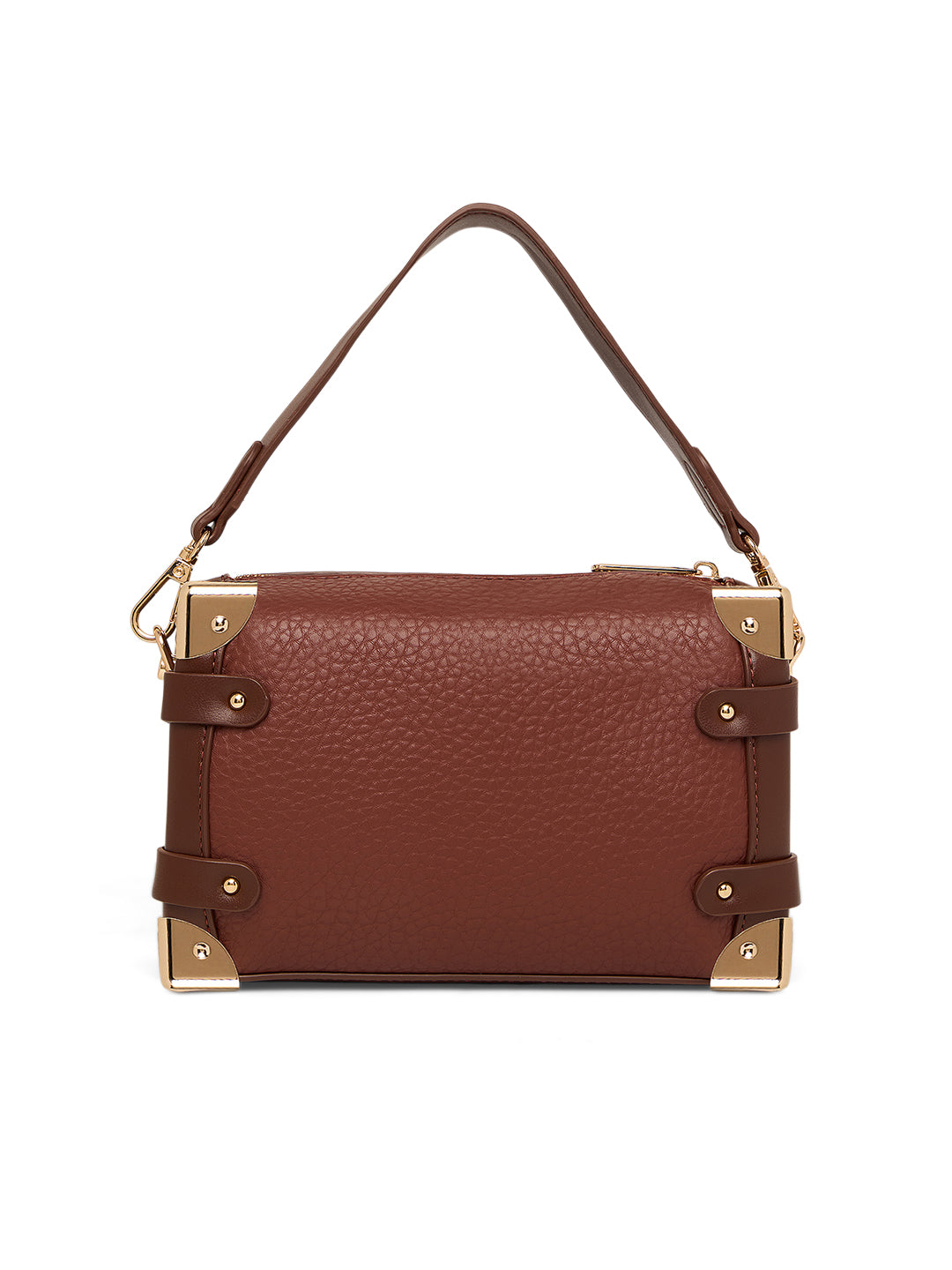 Maldon Small Brown Trunk Bag