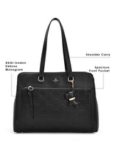 Ruskin Laptop Handbag For Totelargeshoulder Carry Black