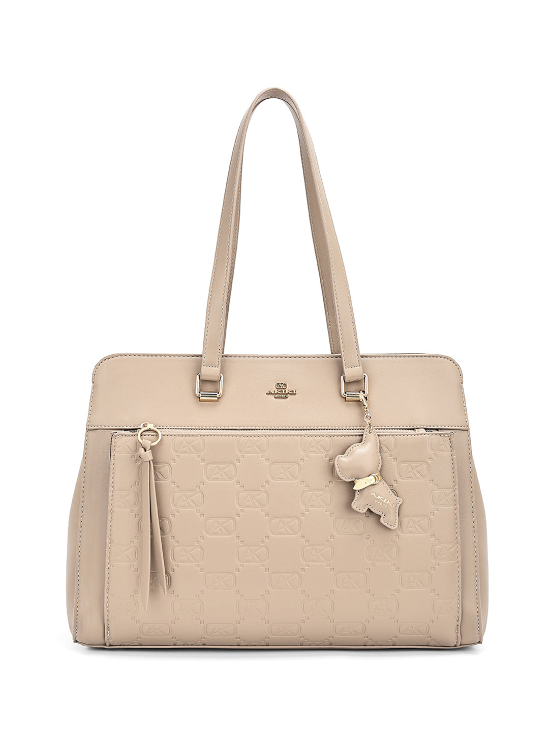 Ruskin Laptop Handbag For Totelargeshoulder Carry Beige