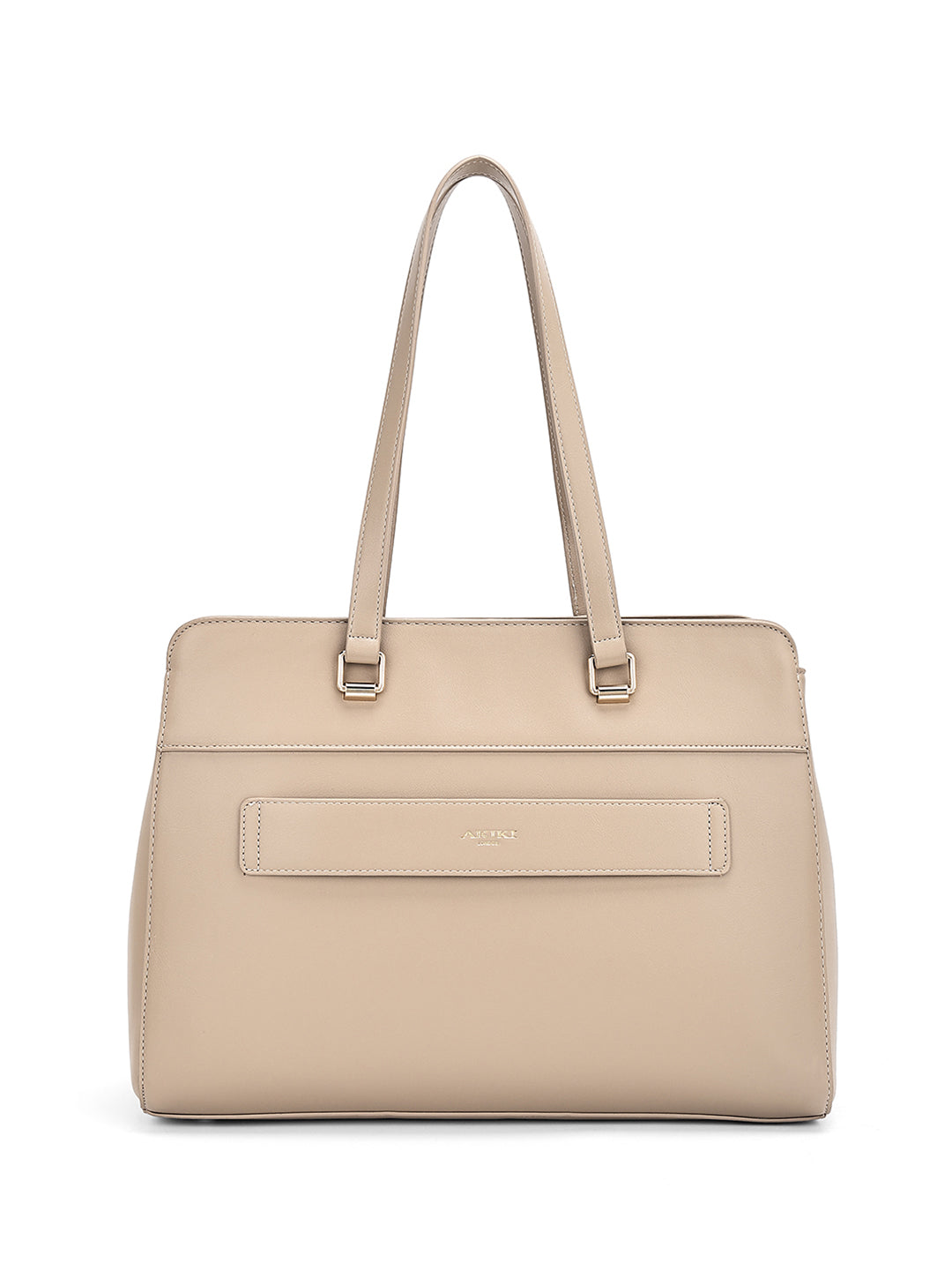 Ruskin Laptop Handbag For Totelargeshoulder Carry Beige