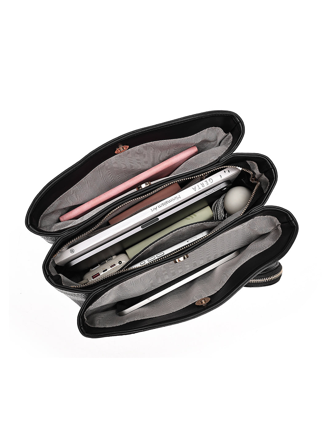 Romford Handbag For Totemediumshoulder Carry Black