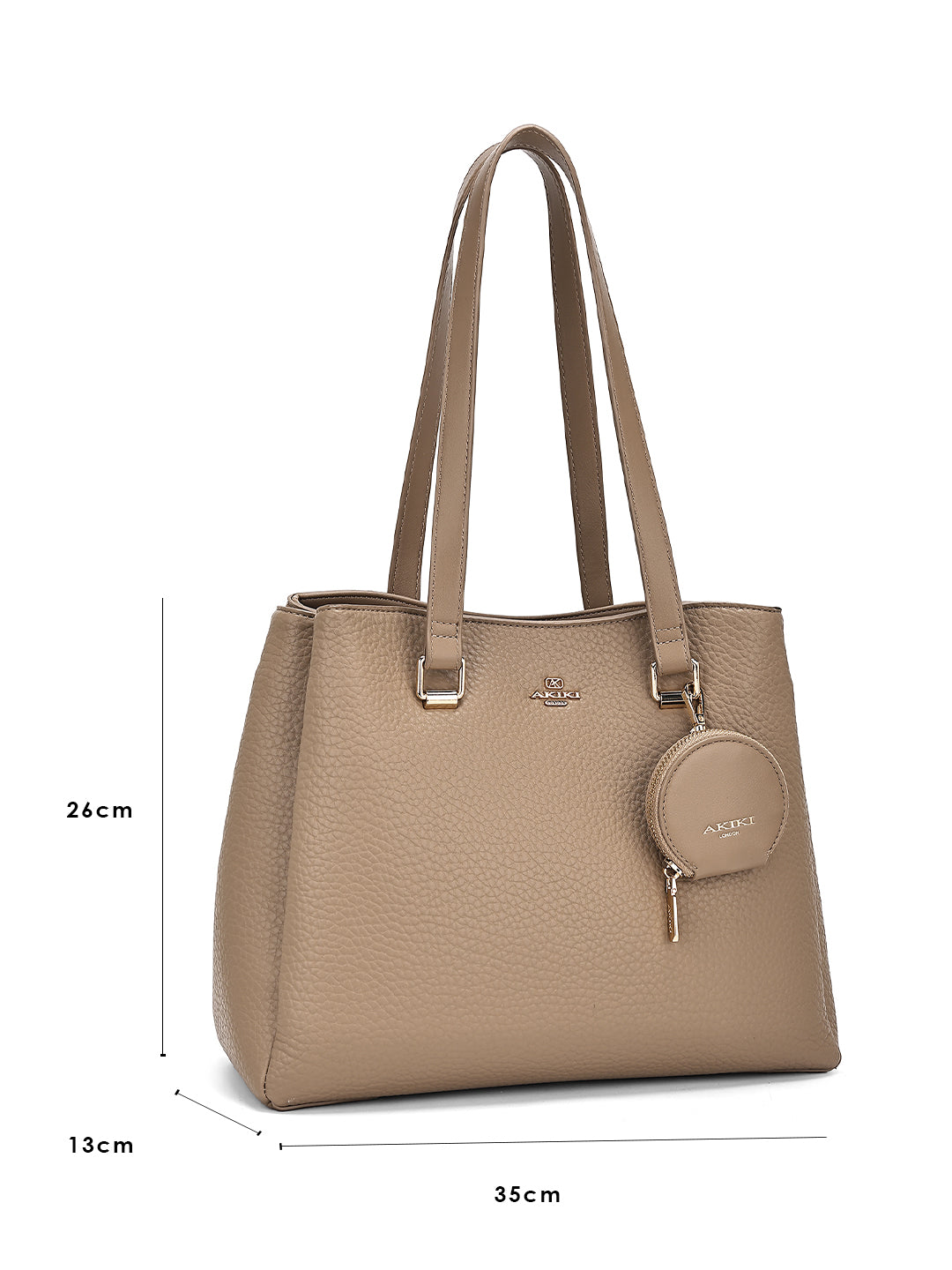Romford Handbag For Totemediumshoulder Carry Beige