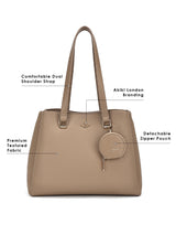 Romford Handbag For Totemediumshoulder Carry Beige