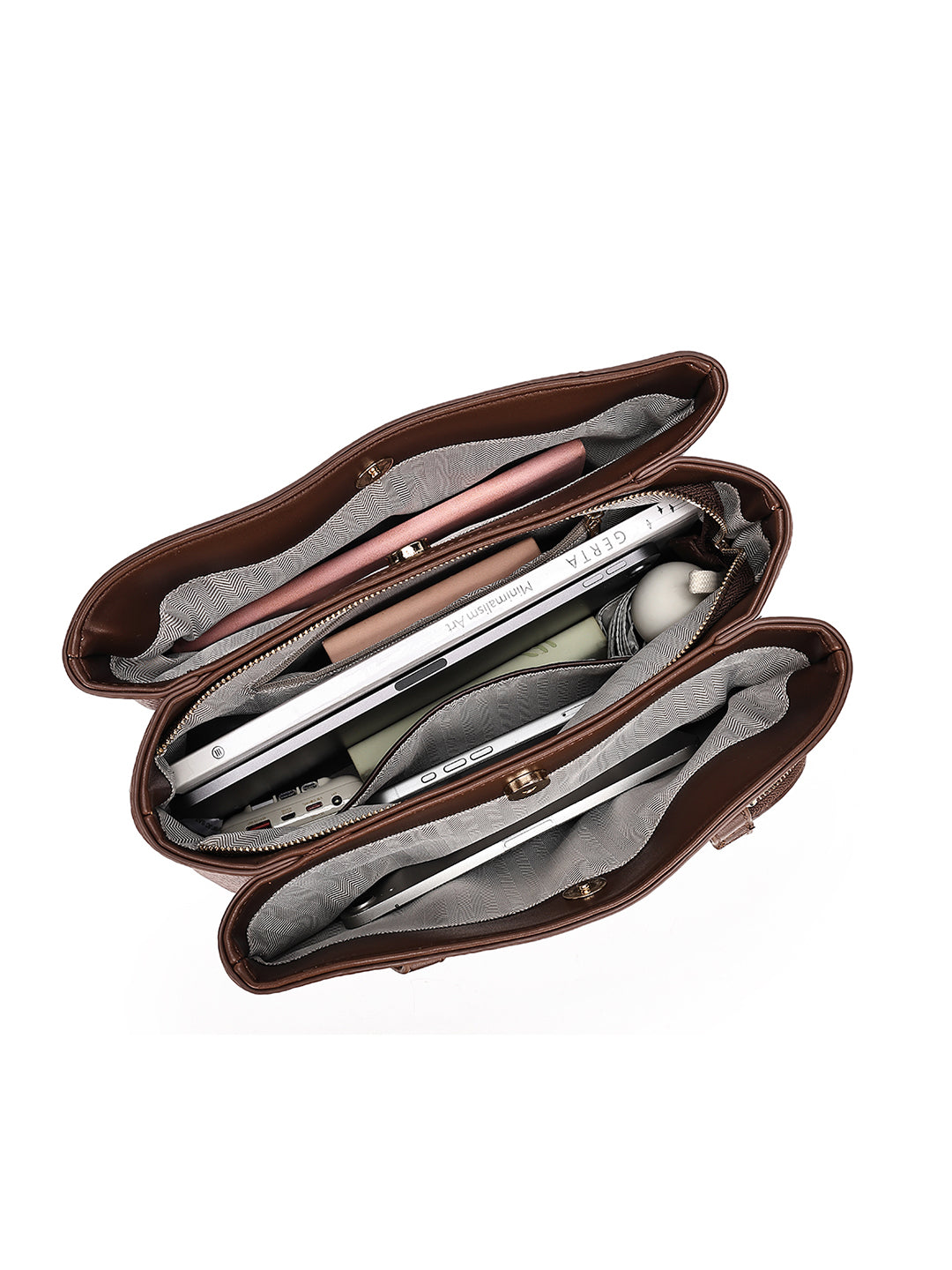 Romford Handbag For Totemediumshoulder Carry Brown