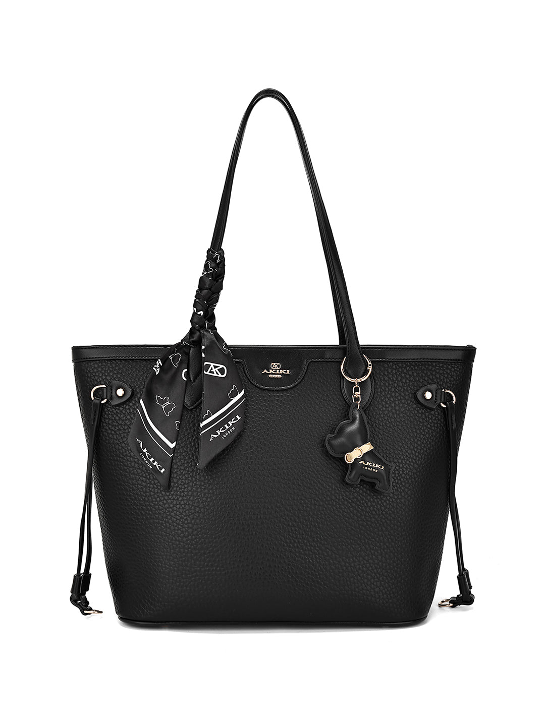 Norwood Large Black Tote Bag