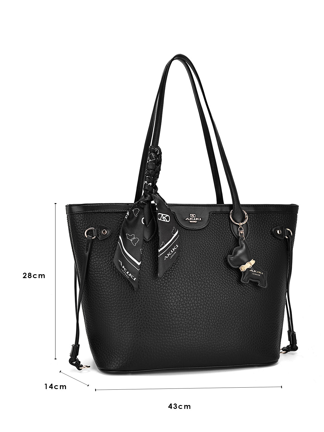 Norwood Handbag For Totelargeshoulder Carry Black