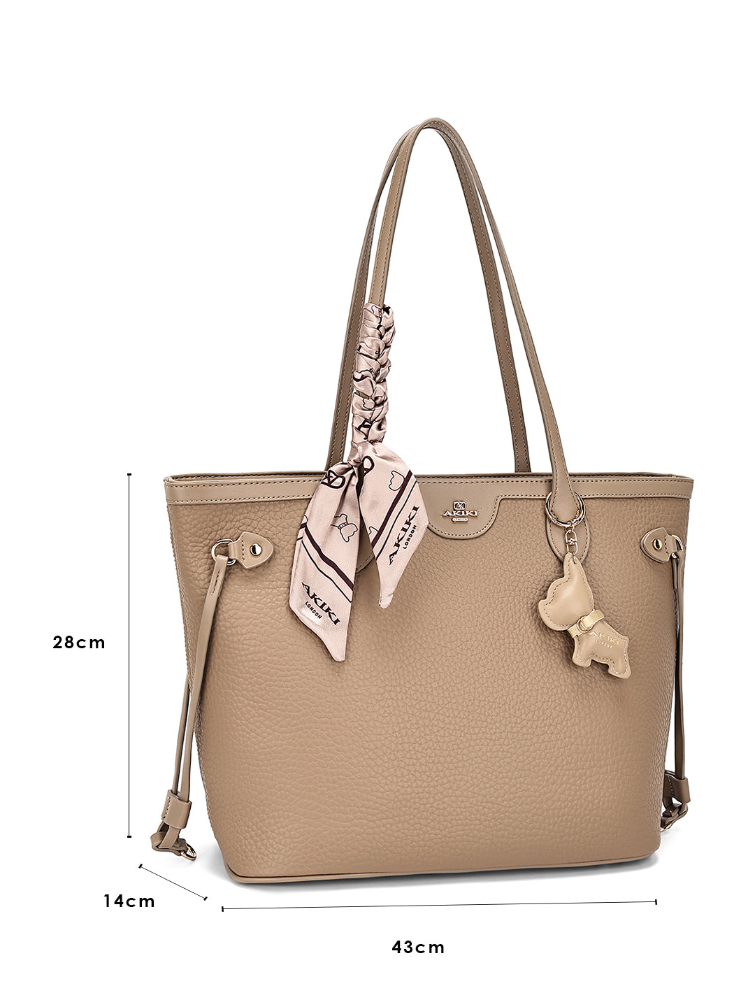 Norwood Handbag For Totelargeshoulder Carry Beige