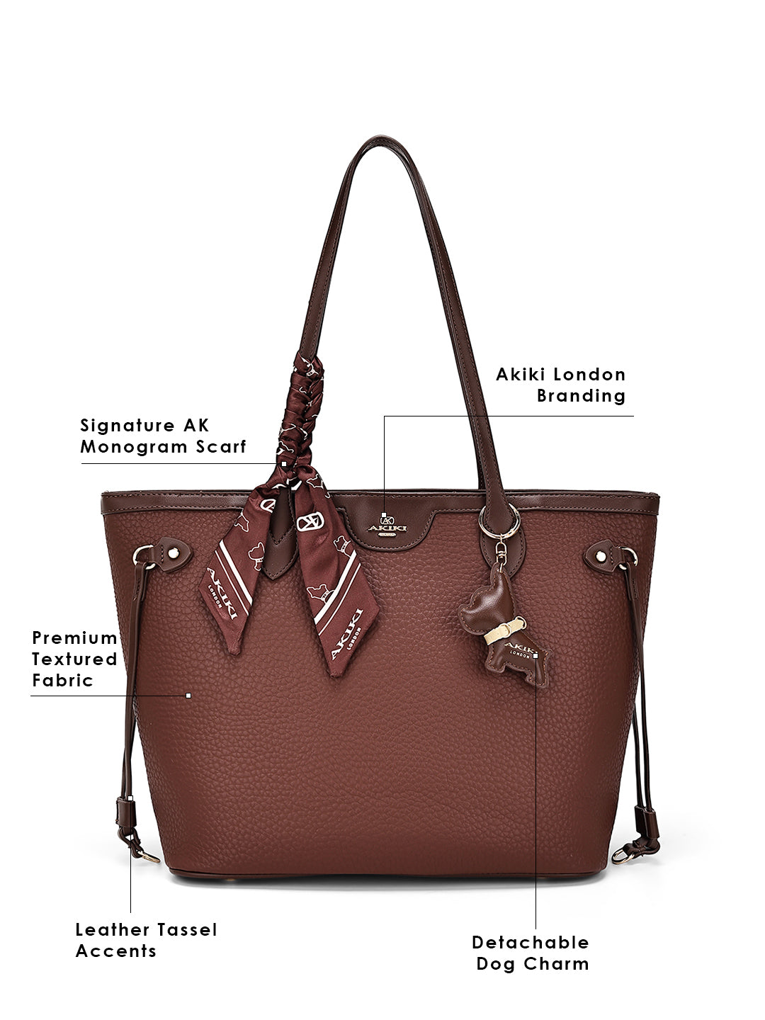 Norwood Handbag For Totelargeshoulder Carry Brown