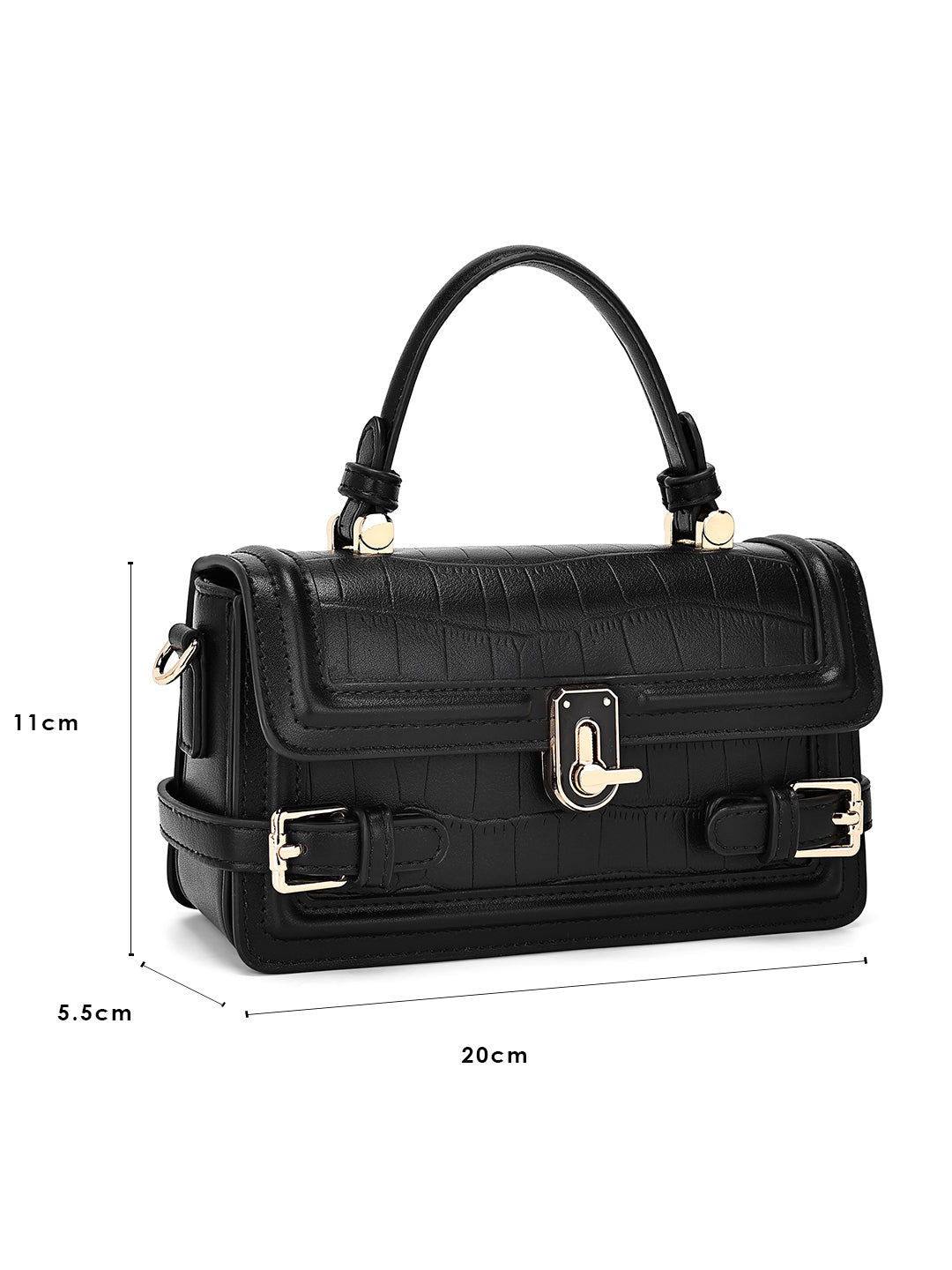 Hyde For Handbagsmalltop Handle Black