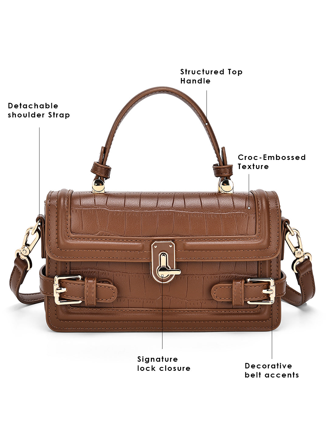 Hyde For Handbagsmalltop Handle Tan