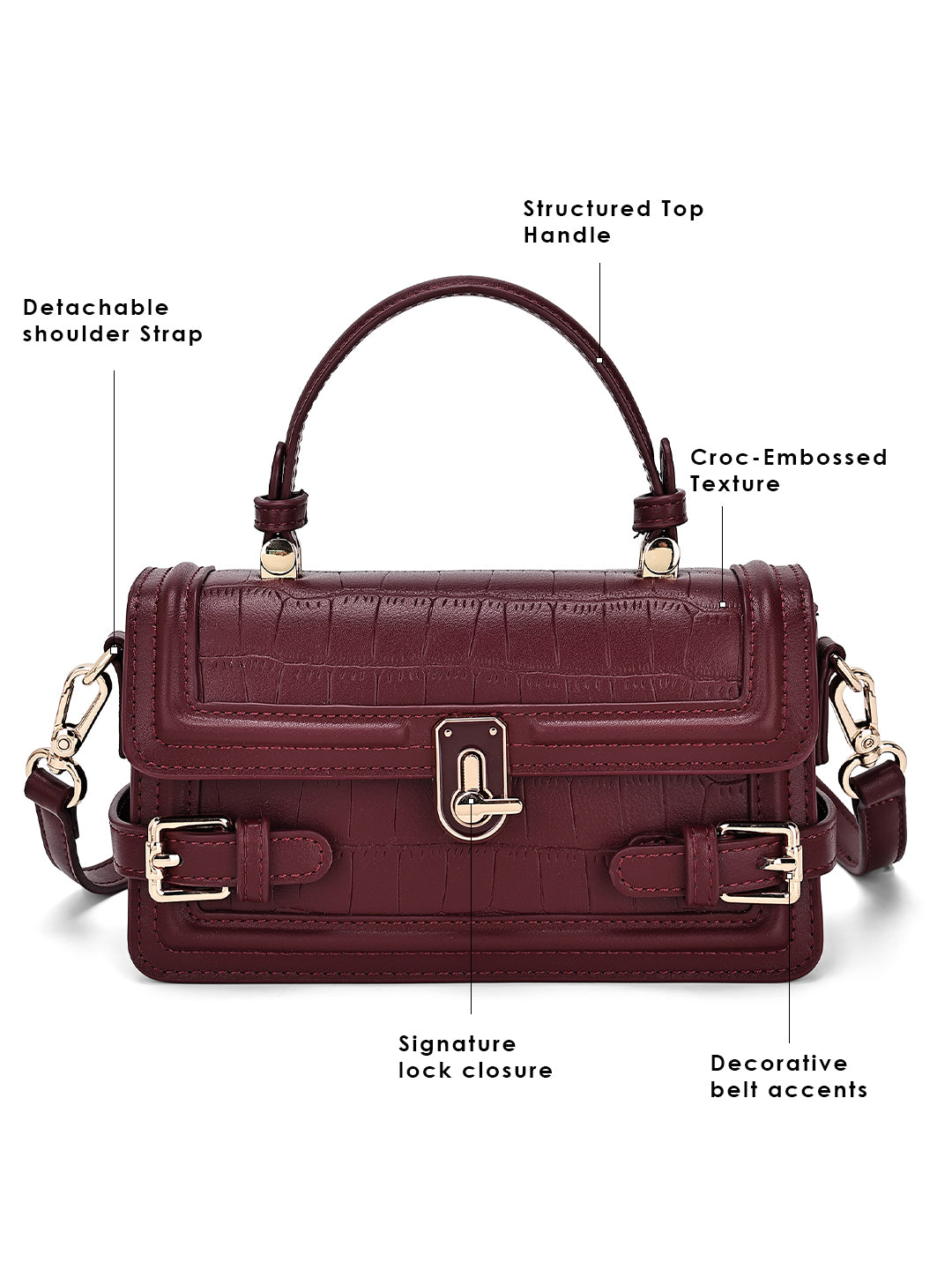Hyde For Handbagsmalltop Handle Wine