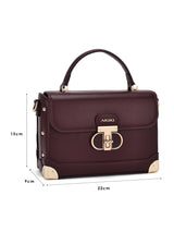 Westminster Small Wine Satchel Bag
