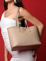 Regent Medium Tote Bag Beige